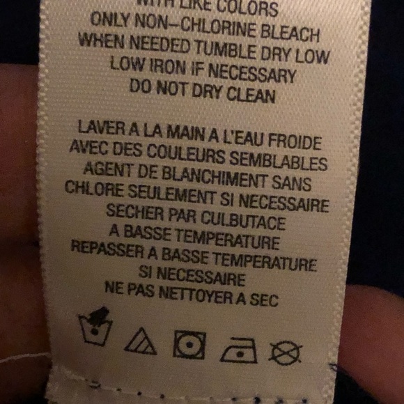 bongo XL Blue sheer short sleevefront pocket w/ studs - Picture 8 of 8